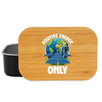 Renewable Energy Positive Energy Only - Lunch Box - black - Front