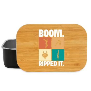 Diving diving board - Lunch Box - black - Front