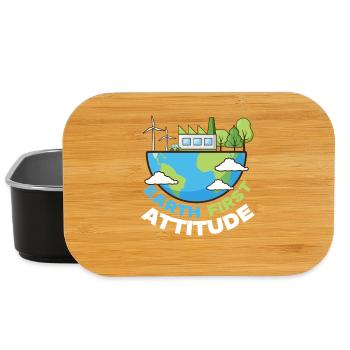 Ski Skifahrer Wintersport - Lunch Box - Schwarz - Vorne
