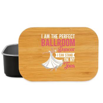 Ballroom Rules Dance First Apologize Later - Lunch Box - black - Front