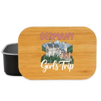 Germany Girls Trip Neuschwanstein Castle - Lunch Box - black - Front