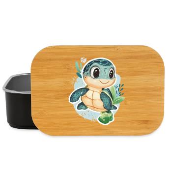 Turtle - Lunch Box - black - Front