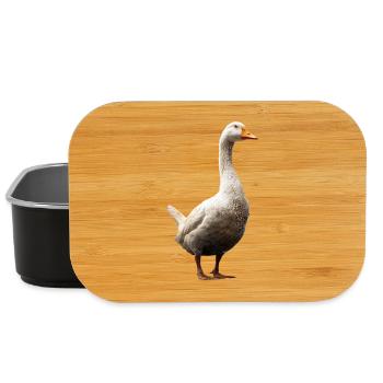 Gans Süße Gänseküken Gans Küken Ente Kleine Gänse - Lunch Box - Schwarz - Vorne