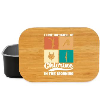 Diving diving board - Lunch Box - black - Front