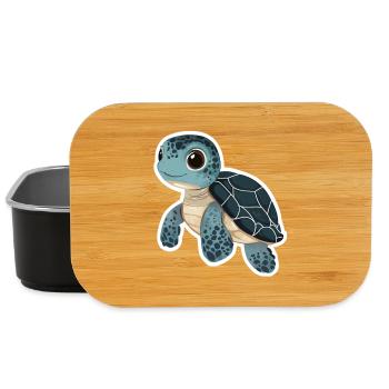 Schildkröte - Lunch Box - Schwarz - Vorne