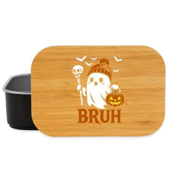 Ghost Broth, Halloween Party Costume - Pumpkin - Lunch Box - black - Front