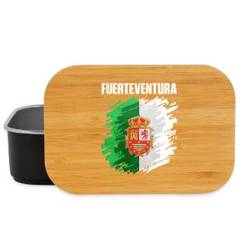 Fuerteventura Flag Design - Lunch Box - black - Front