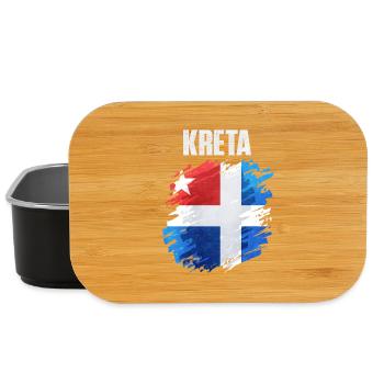 Farbige Skandinavische Flagge Kunst - Lunch Box - Schwarz - Vorne