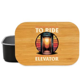 Elevator toddler & kids - Lunch Box - black - Front
