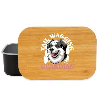 Alabai Hund Tail Wagging Guardian - Lunch Box - Schwarz - Vorne