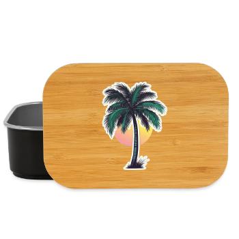 Palm tree - Lunch Box - black - Front
