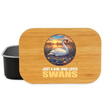 Schwäne Schwan - Lunch Box - Schwarz - Vorne