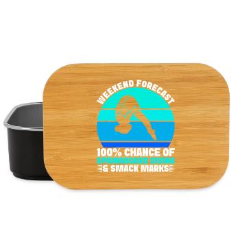 Diving diving board - Lunch Box - black - Front