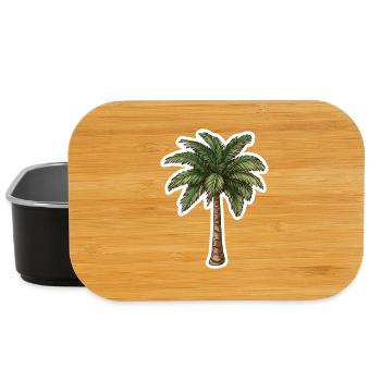 Palm tree - Lunch Box - black - Front