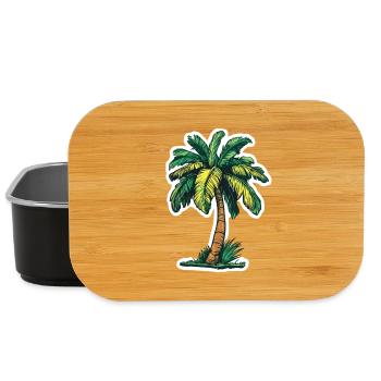 Palm tree - Lunch Box - black - Front