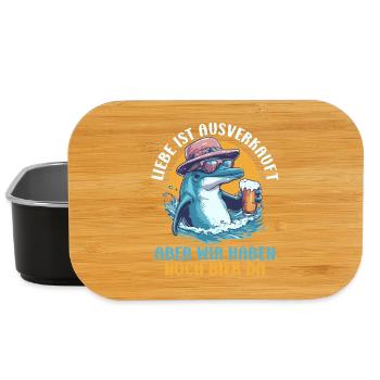 Malle LOVE IS SOLD OUT BEER STILL THERE - Lunch Box - black - Front