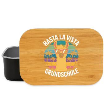 Hasta La Vista Grundschule Grundschulabschluss - Lunch Box - Schwarz - Vorne