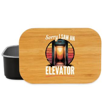 Elevator toddler & kids - Lunch Box - black - Front