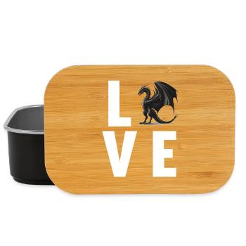 Drachen Drache - Lunch Box - Schwarz - Vorne
