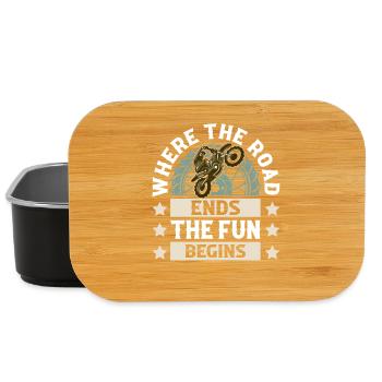 Motocross - Lunch Box - Schwarz - Vorne