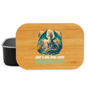 Drachen Drache - Lunch Box - Schwarz - Vorne