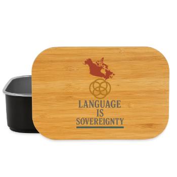 Indigenous Language Revitalization Native Speakers - Lunch Box - black - Front