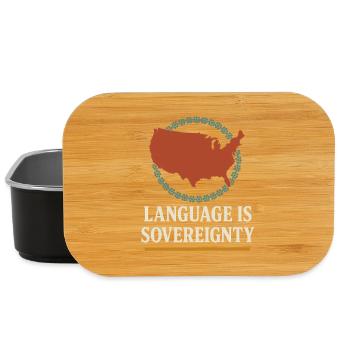 Indigenous Language Revitalization Native Speakers - Lunch Box - black - Front