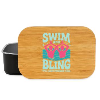 Synchronschwimmen Kunstschwimmen Wassersport - Lunch Box - Schwarz - Vorne