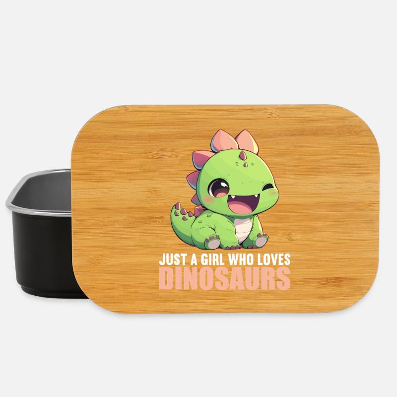 Dino Dinosaur Dinosaur - Lunch Box - black