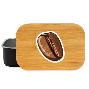 Kaffee - Lunch Box - Schwarz - Vorne