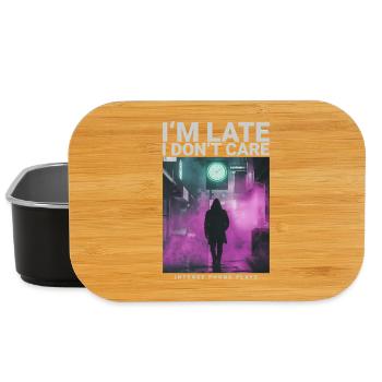 Dans la dernière montre I Dont Care, style streetwear - Boîte à goûter - noir - Devant