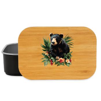 Sun Bear Malaienbär - Lunch Box - Schwarz - Vorne