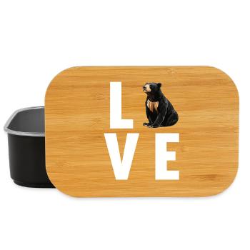 Sun Bear Malaienbär - Lunch Box - Schwarz - Vorne