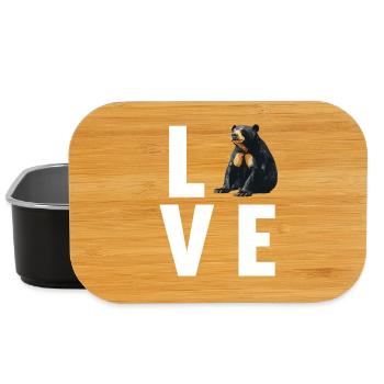 Sun Bear Malaienbär - Lunch Box - Schwarz - Vorne