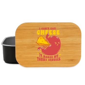Lactose Intolerant I Cant Eat Cheese - Lunch Box - black - Front