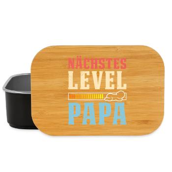 Gamer NEXT LEVEL DAD Funny - Lunch Box - black - Front