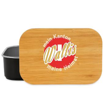 My homeland Valais gift - Lunch Box - black - Front