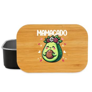 Mamacado Avocado Lover Mother's Day - Lunch Box - black - Front