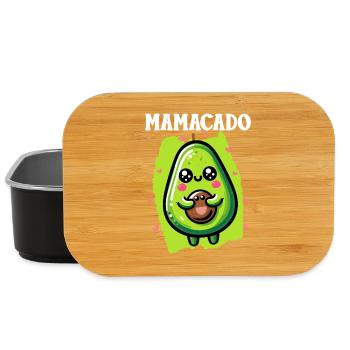 Mamacado Avocado Lover Mother's Day - Lunch Box - black - Front