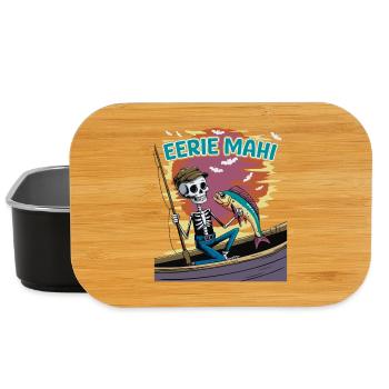 Creative skeleton angler dolphinfish Mahimahi - Lunch Box - black - Front