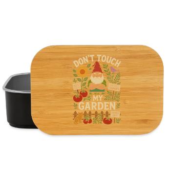 Don't touch my garden - Lunch Box - black - Front