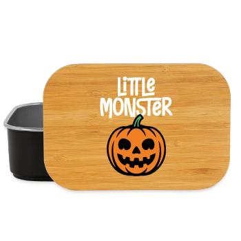 petit monstre - Boîte à goûter - noir - Devant