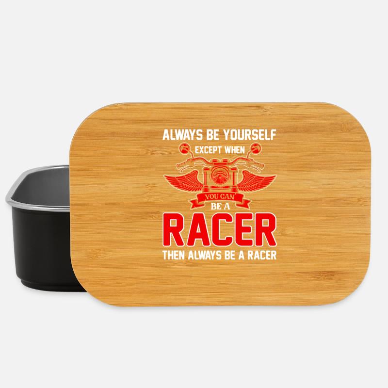 Be a Racer – Always - Lunch Box - Schwarz