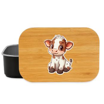 Kuh - Lunch Box - Schwarz - Vorne