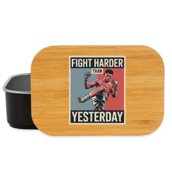Martial Arts Motivational Design - Lunch Box - black - Front