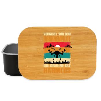 Drone Pilot Accessories Drone Pilot Drone Gift - Lunch Box - black - Front