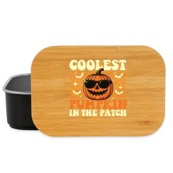 Coolest Pumpkin In The Patch Halloween - Lunch Box - black - Front