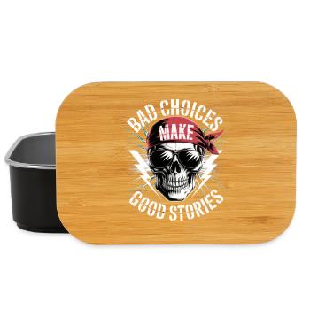 Bad Choices Make Good Stories Skull - Lunch Box - black - Front