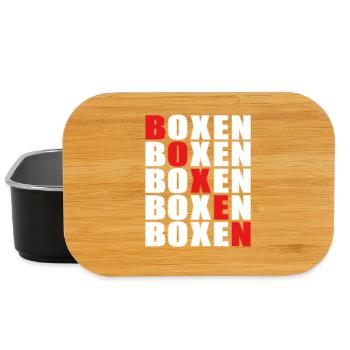 Boxe Sport Entraînement Combattant - Boîte à goûter - noir - Devant