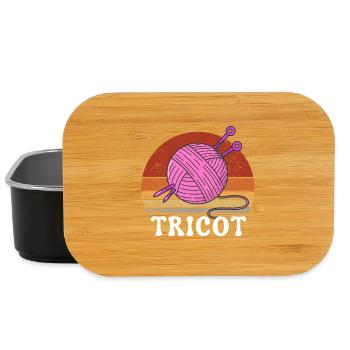 TRICOT VINTAGE RETRO - Boîte à goûter - noir - Devant